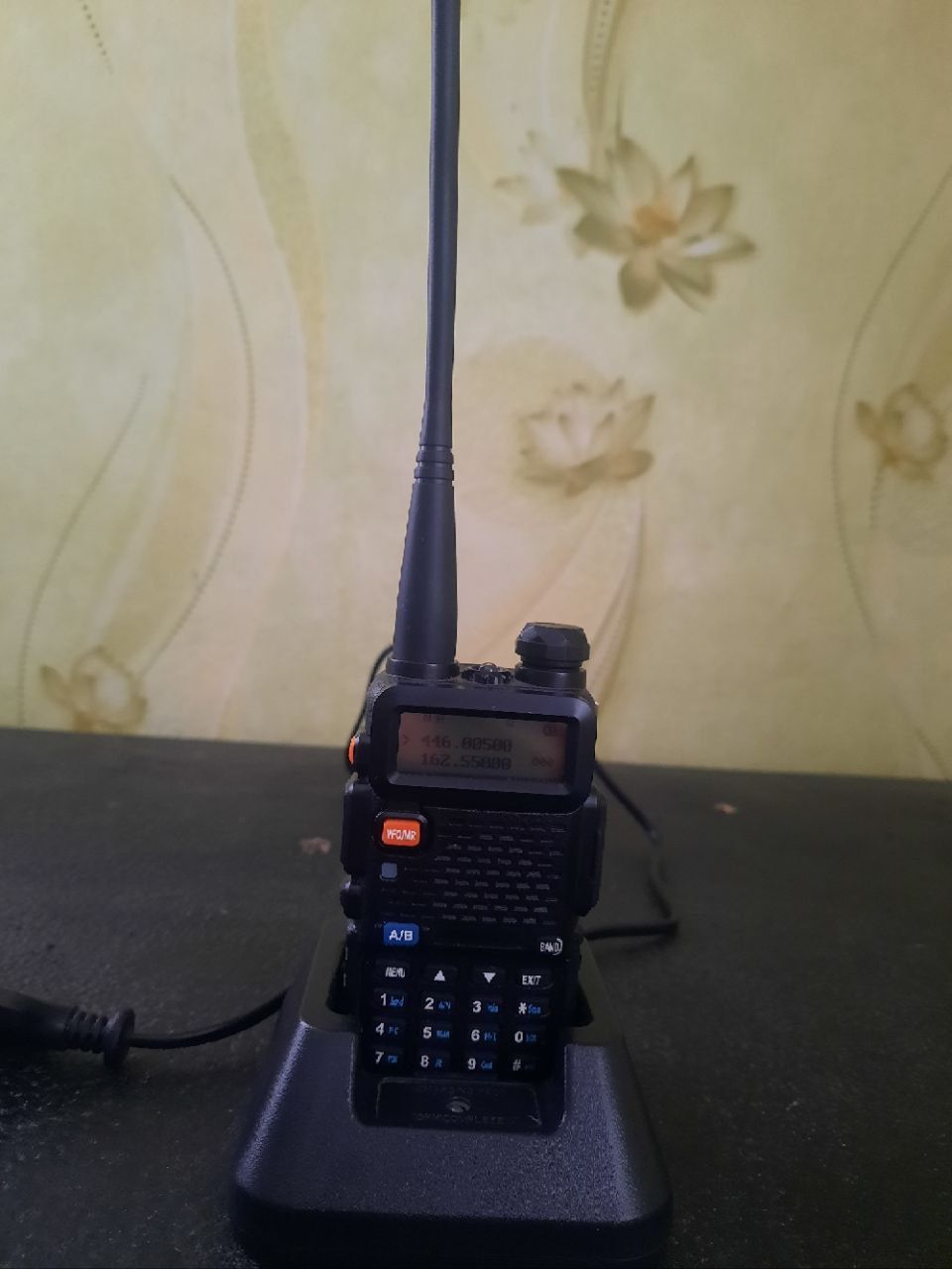 Радіостанція Baofeng UV-5R 5W BlackZ с Антеной NA-771 та Тангентой