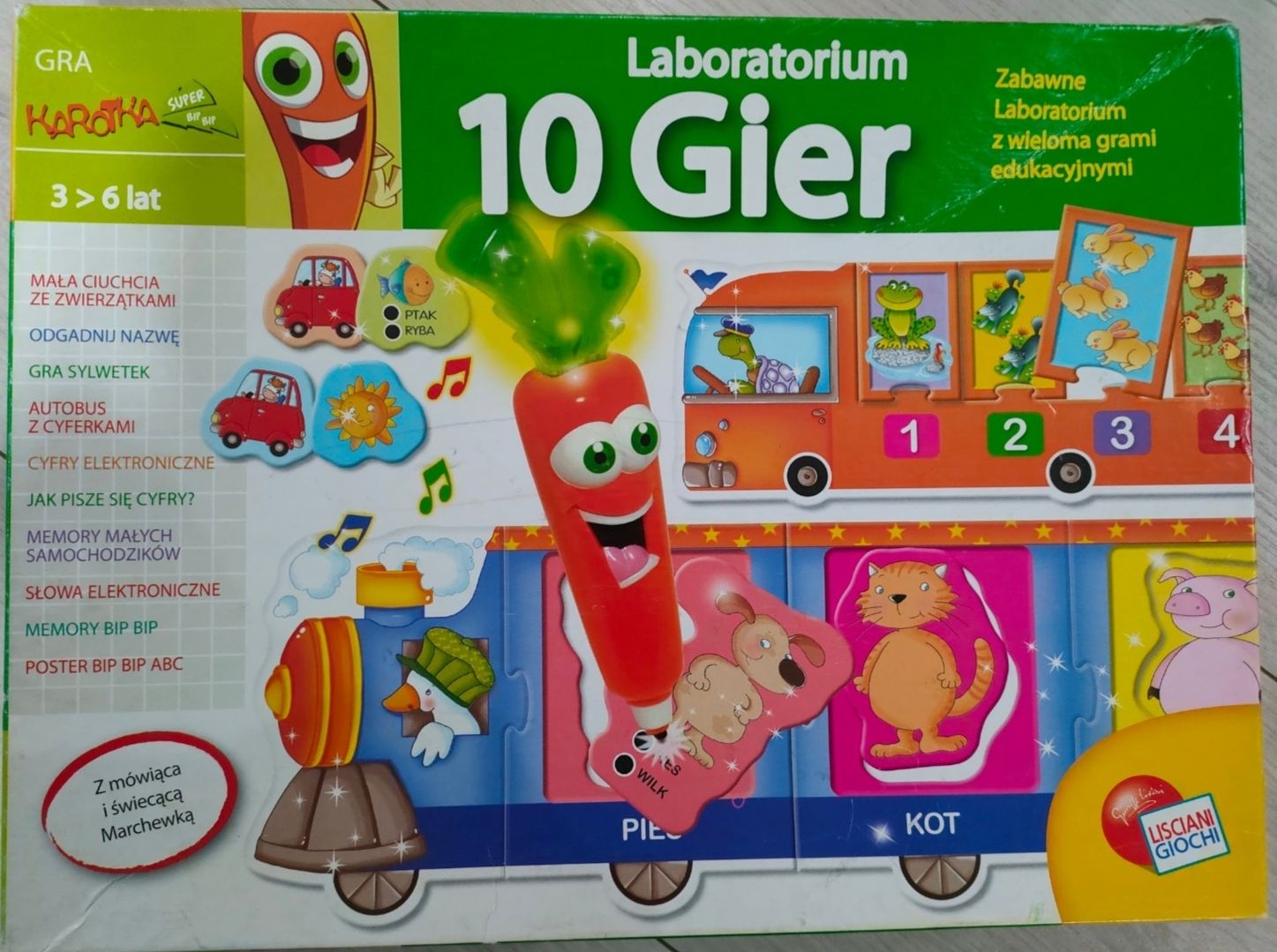 Gra KAROTKA Laboratorium 10 gier - gra edukacyjna