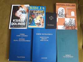 Zestaw książek religia prawo kanoniczne sobór Biblia wiara Ziemia Świę