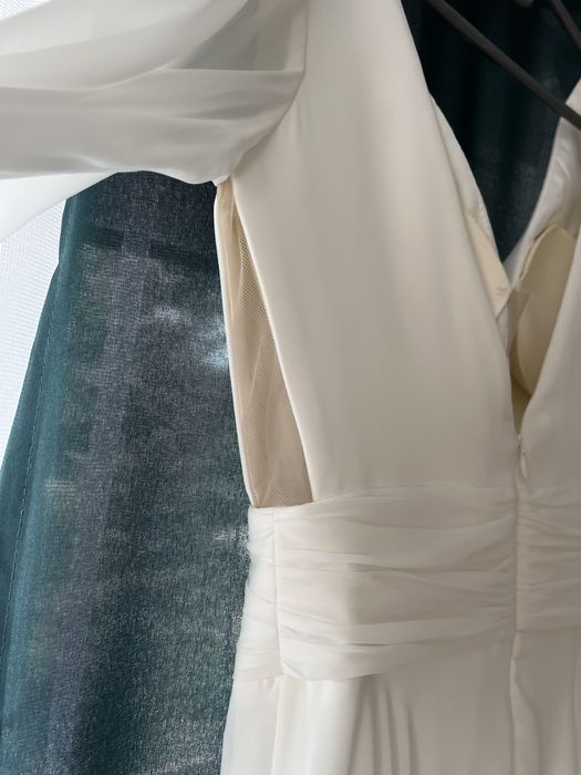 Suknia ślubna Gala Fliss miślinowa minimalistyczna