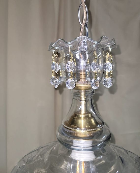 Candeeiro vidro restaurado