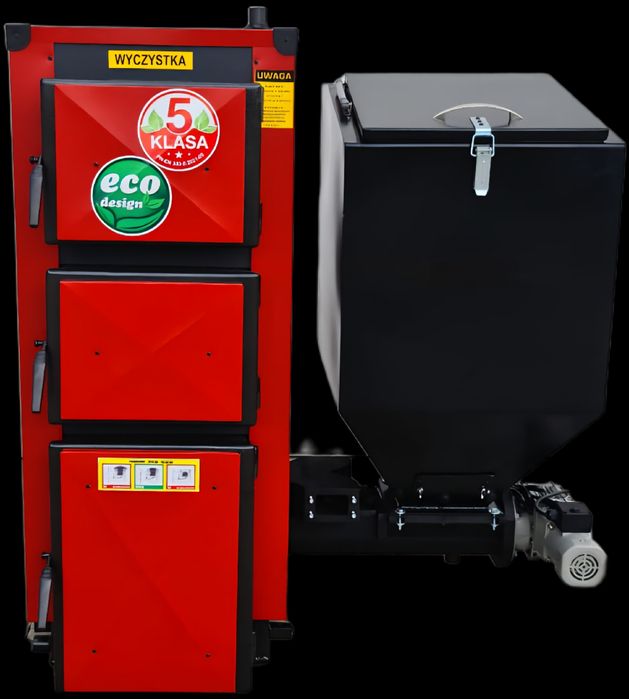 --> KOCIOŁ na ekogroszek 15kw 140m2 PIEC z podajnikiem 5 klasa