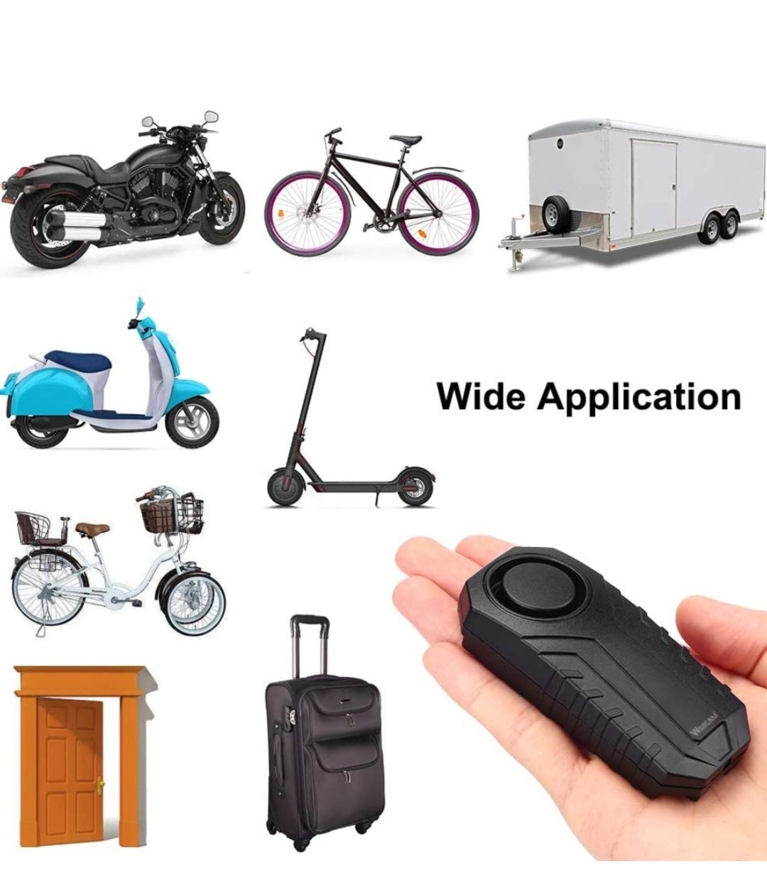 Сигналізація для мотоциклу, велосипеду, самокату