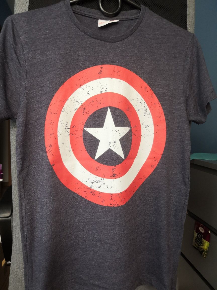 Koszulka męska Marvel Avengers Capitan America S!