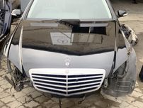 Капот Мерседес W221 C197 Черный Авторазборка Пневмо Запчасти Шрот