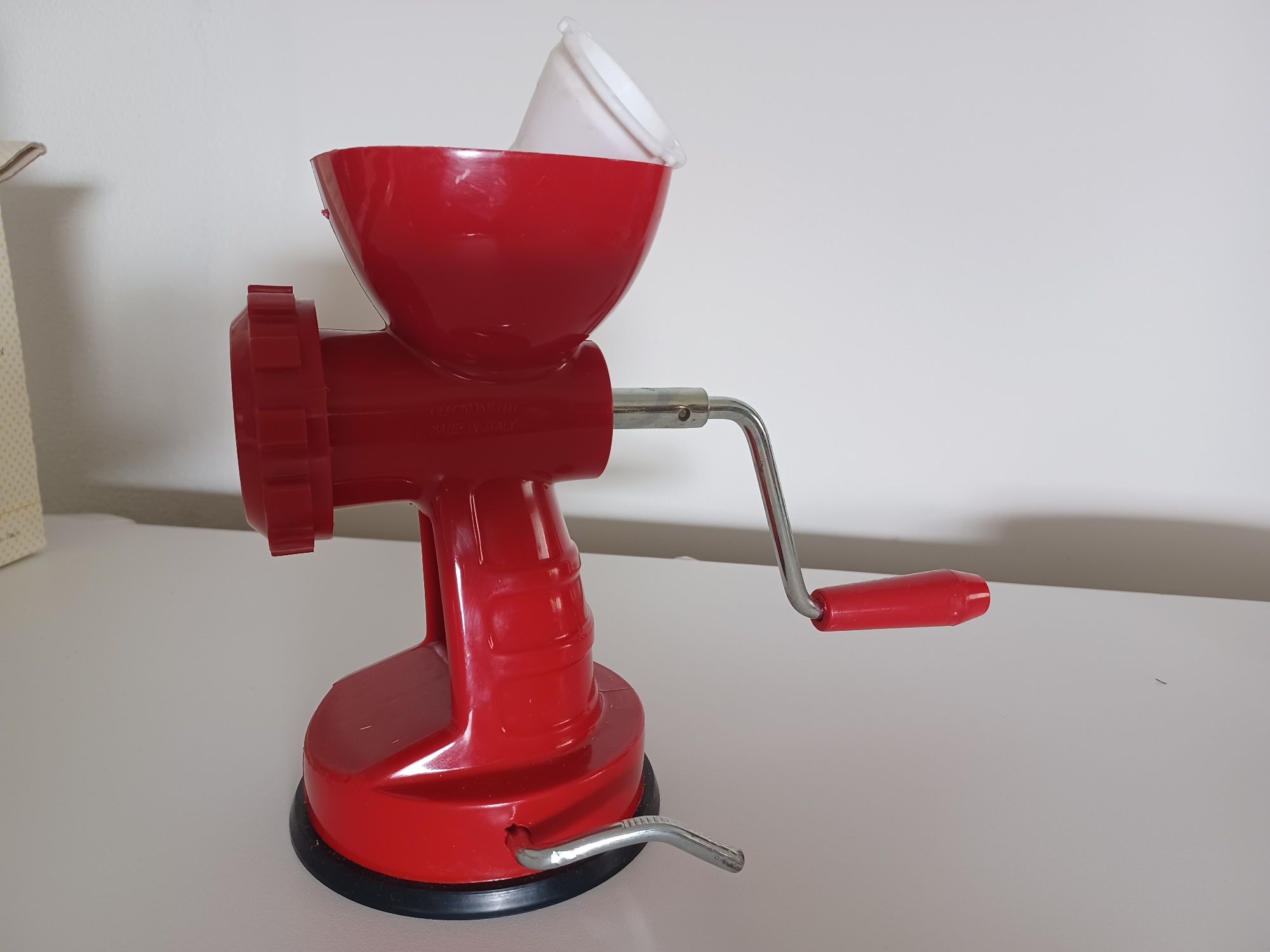 Picadora manual.