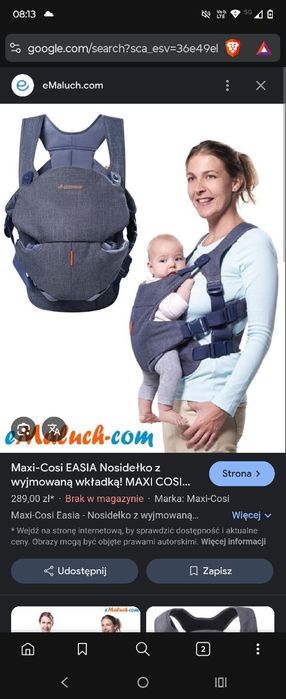Nosidełko maxi Cosi easia