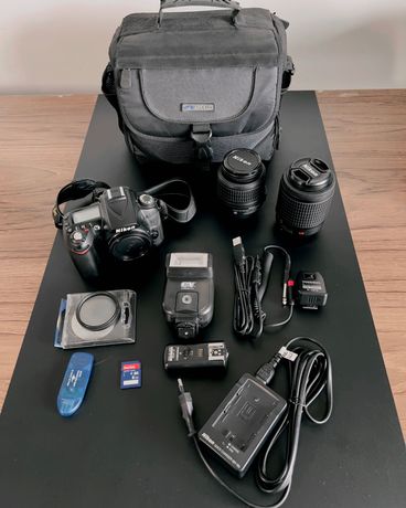 Aparat Nikon D90 + 2 obiektywy + torba + gratisy