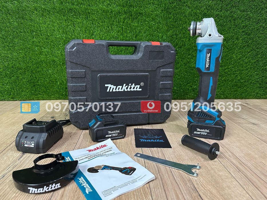 Акумуляторна Болгарка Makita DGA504 36V 6Ah Діаметр диска 125 мм