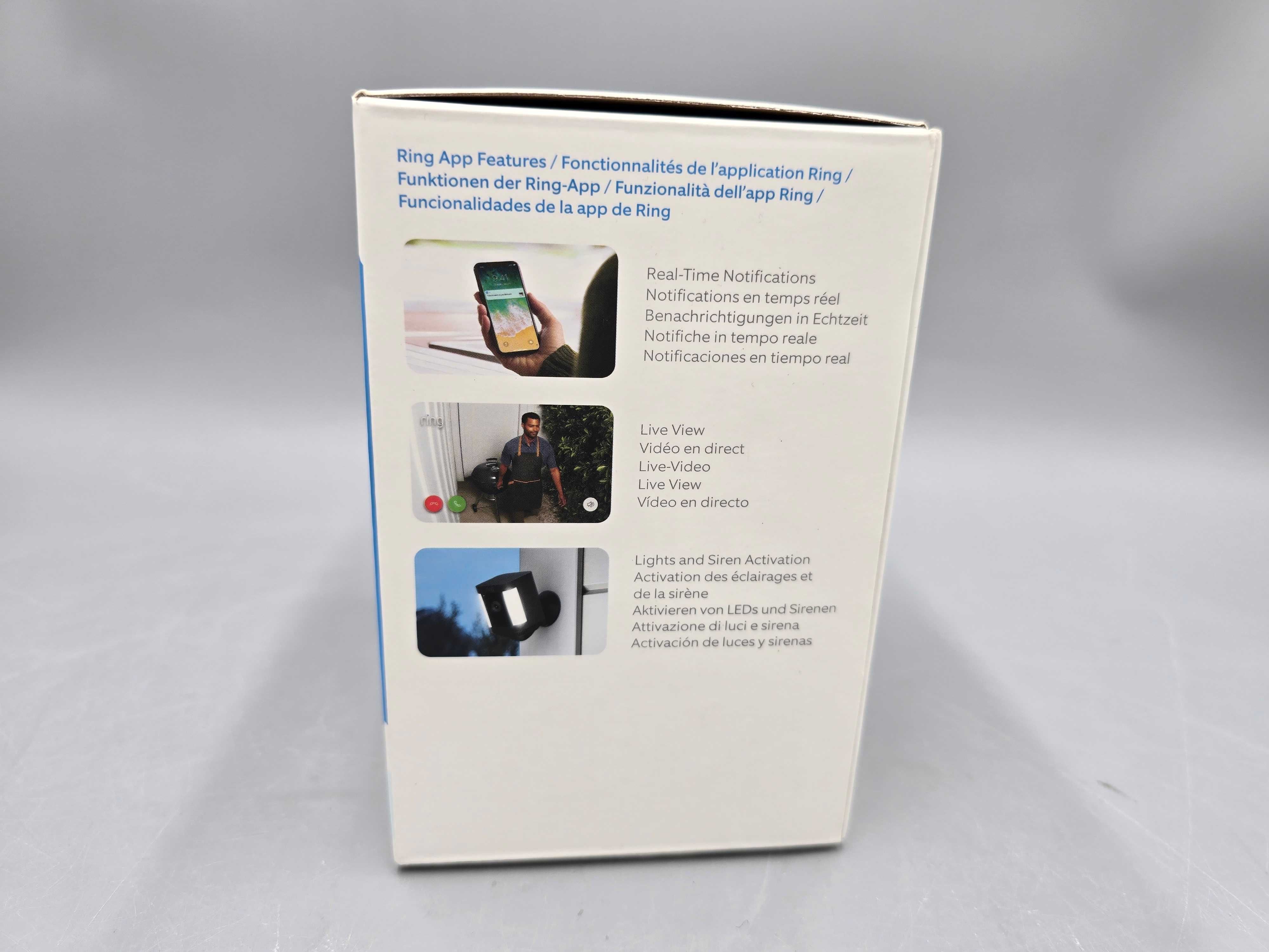 Kamera Bezpieczeństwa Ring Spotlight Cam Plus Komplet No Czarna