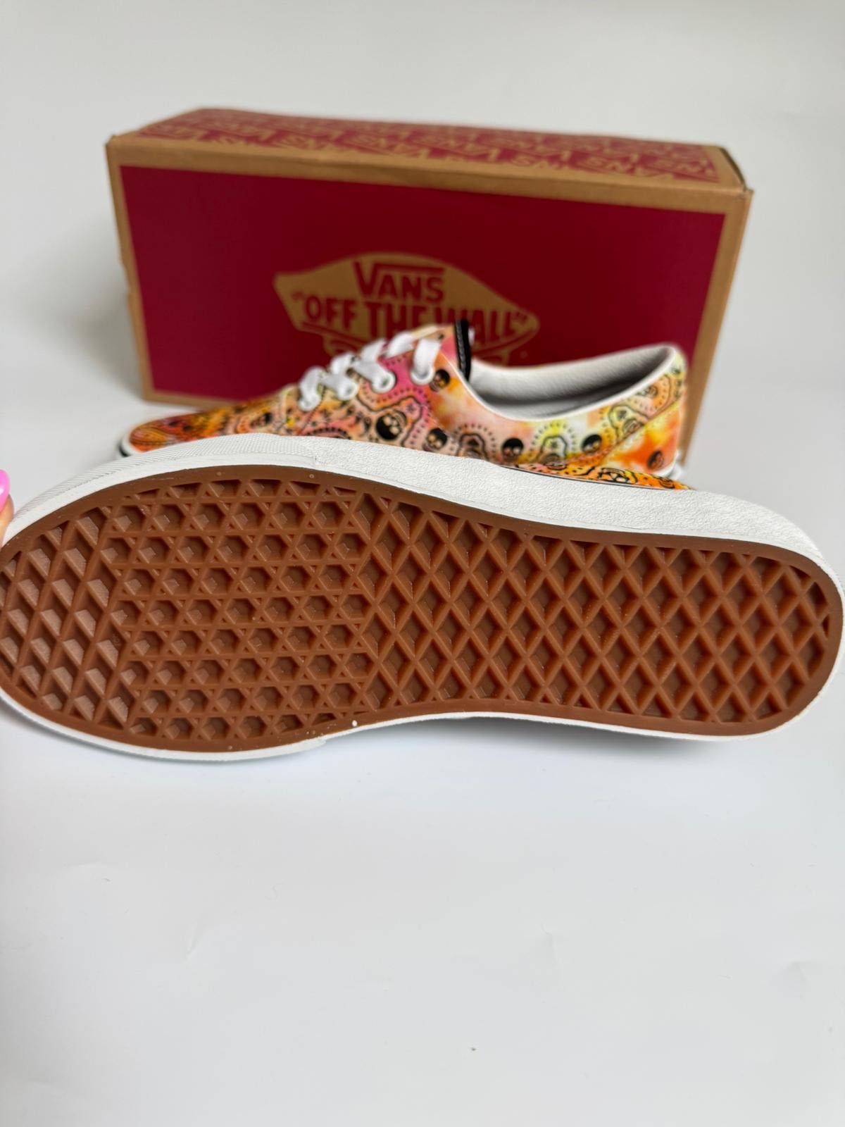Nowe trampki unisex VANS ERA BANDANA TIE DYE pomarańczowe 38