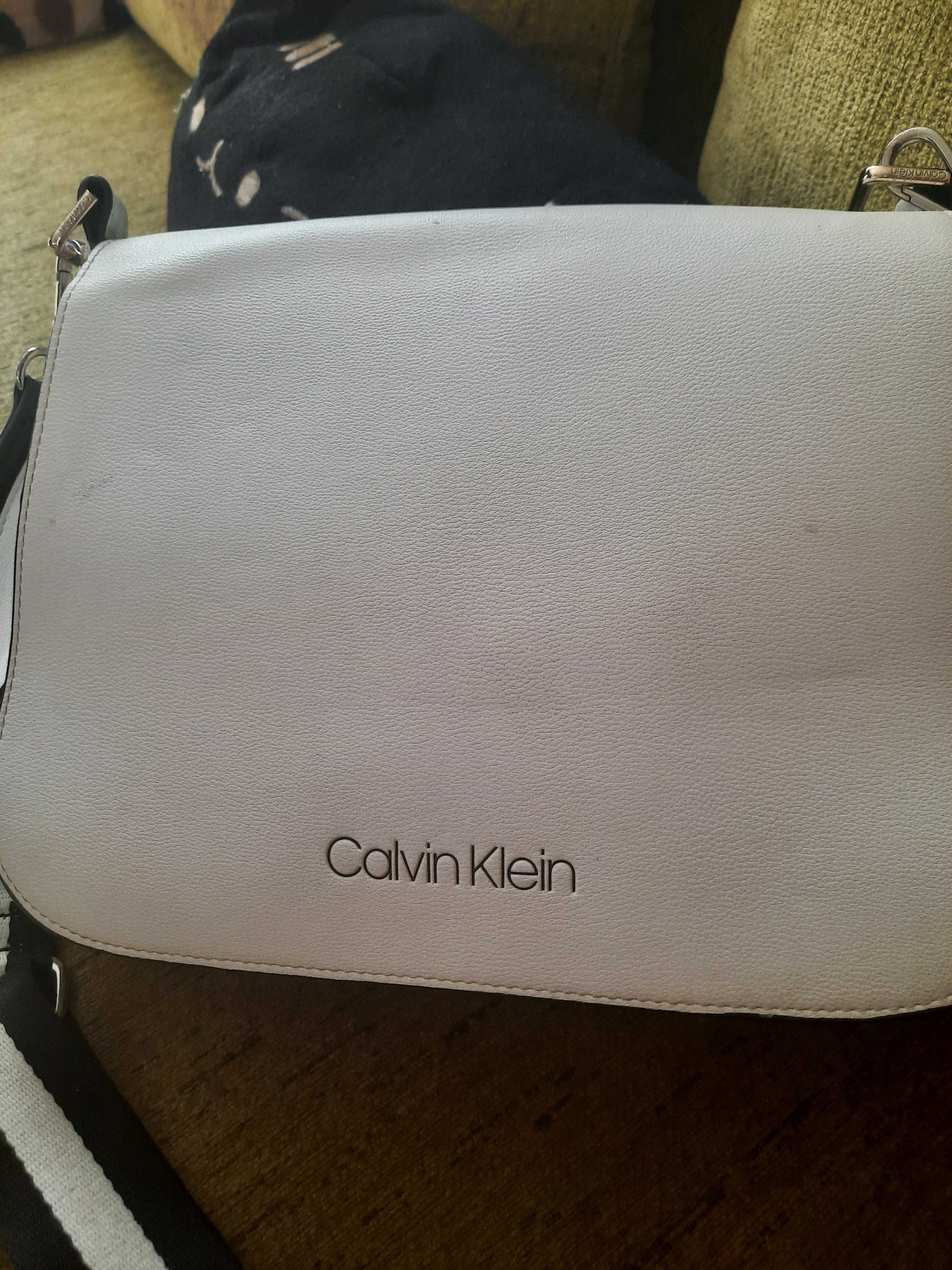 Torebka oryginalna  Calvin Klein biała