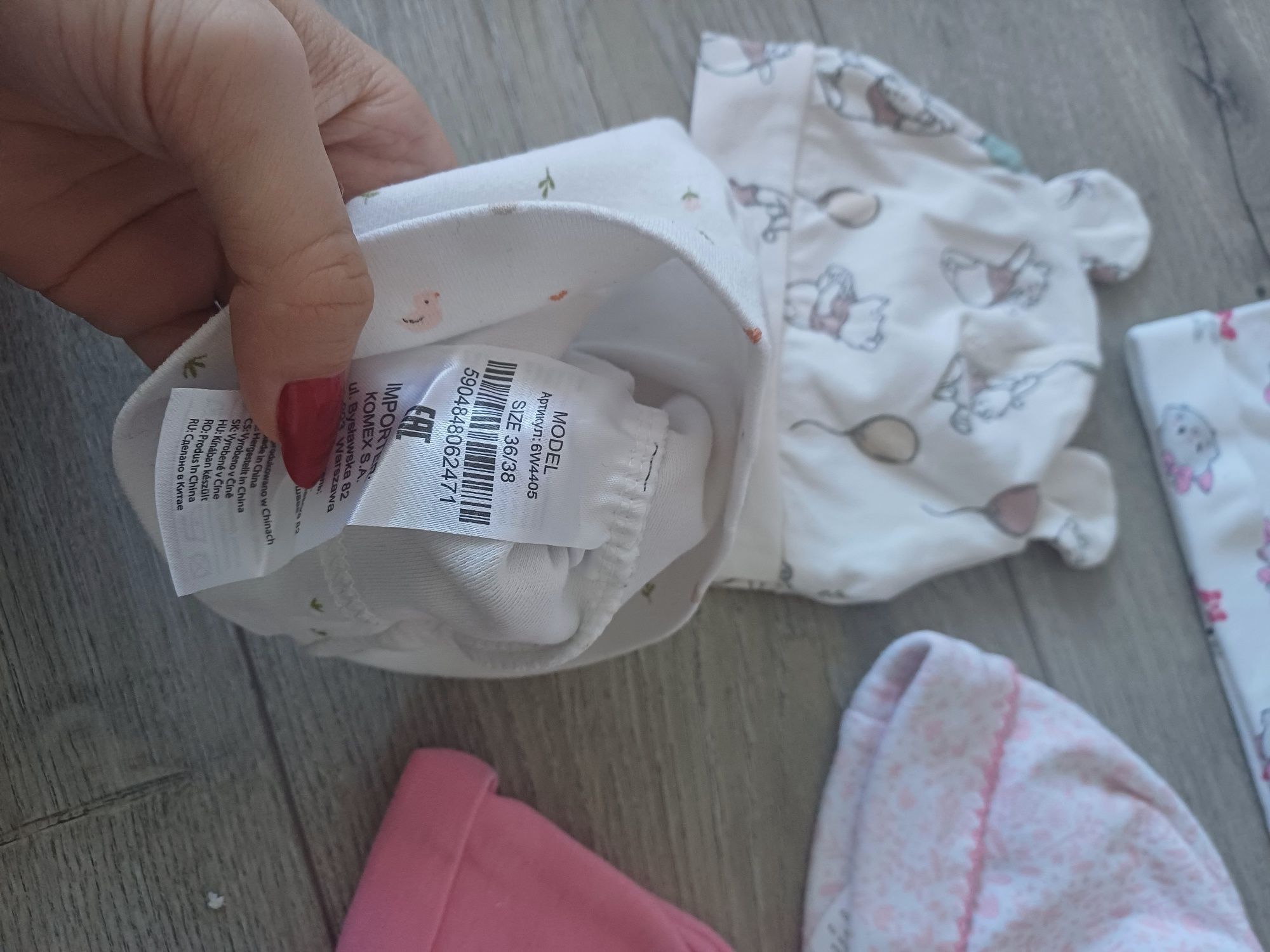 Paczka czapek + opaski