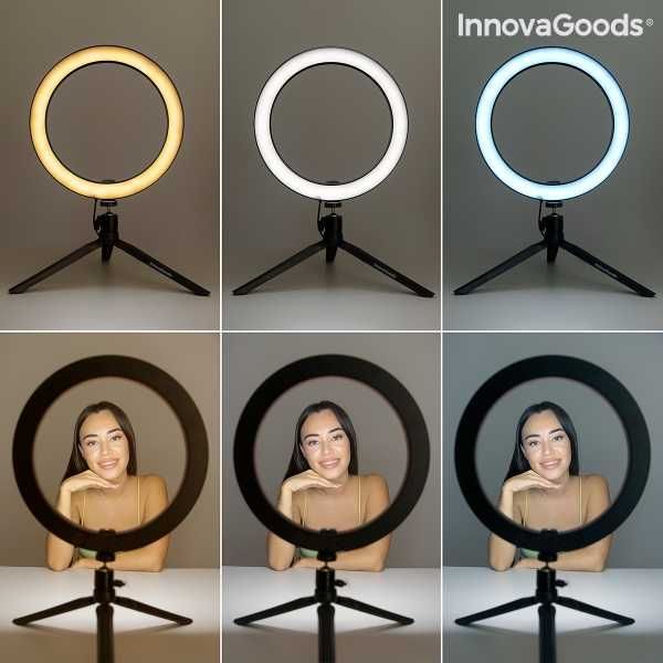 Ring Light com Tripé e Comando