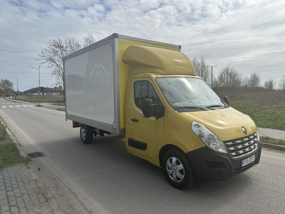 Renault master kontener laweta RWD 125 koni KLIMATYZACJA nowe opony