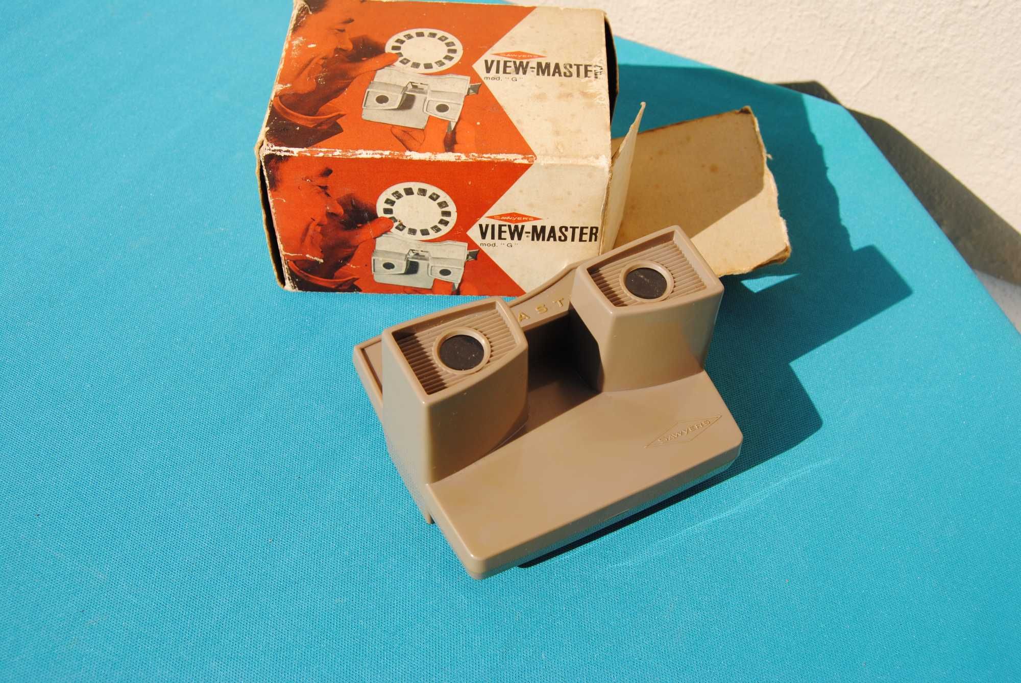 View Master Sawyers modelo G na caixa original - anos 60