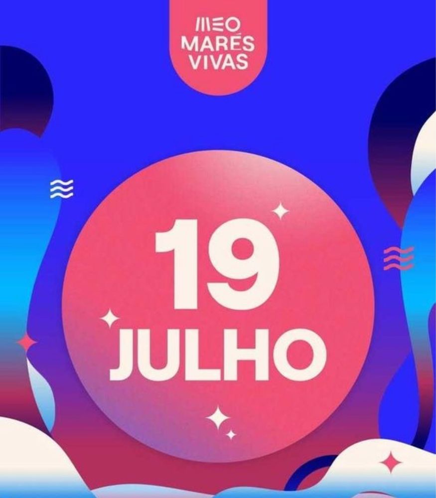 Dois bilhetes para Meo Mares Vivas