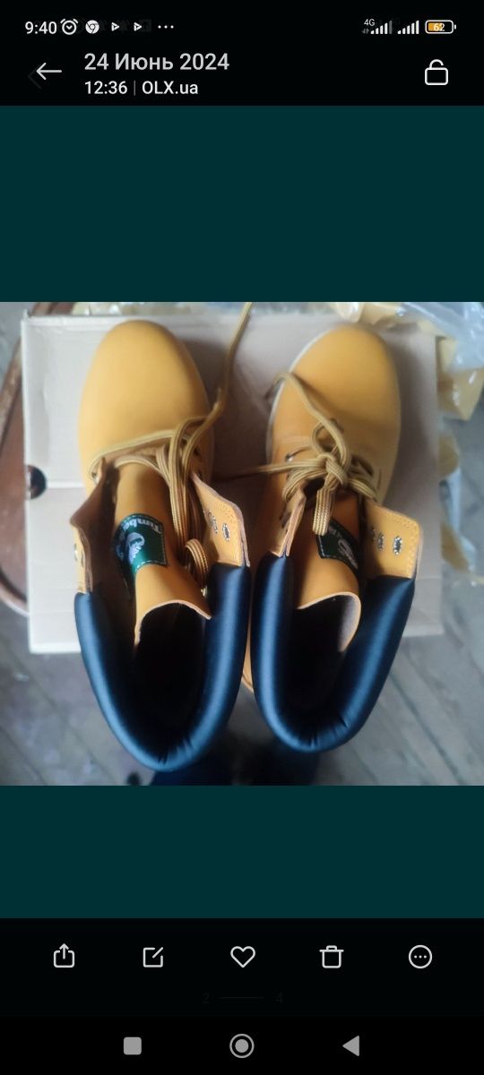 Продам ботинки timberland