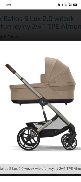 Wózek dziecięcy 3w1 Cybex