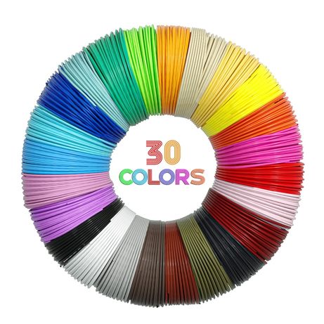 Wkłady do długopisu 3D 90 m 30 kolorów