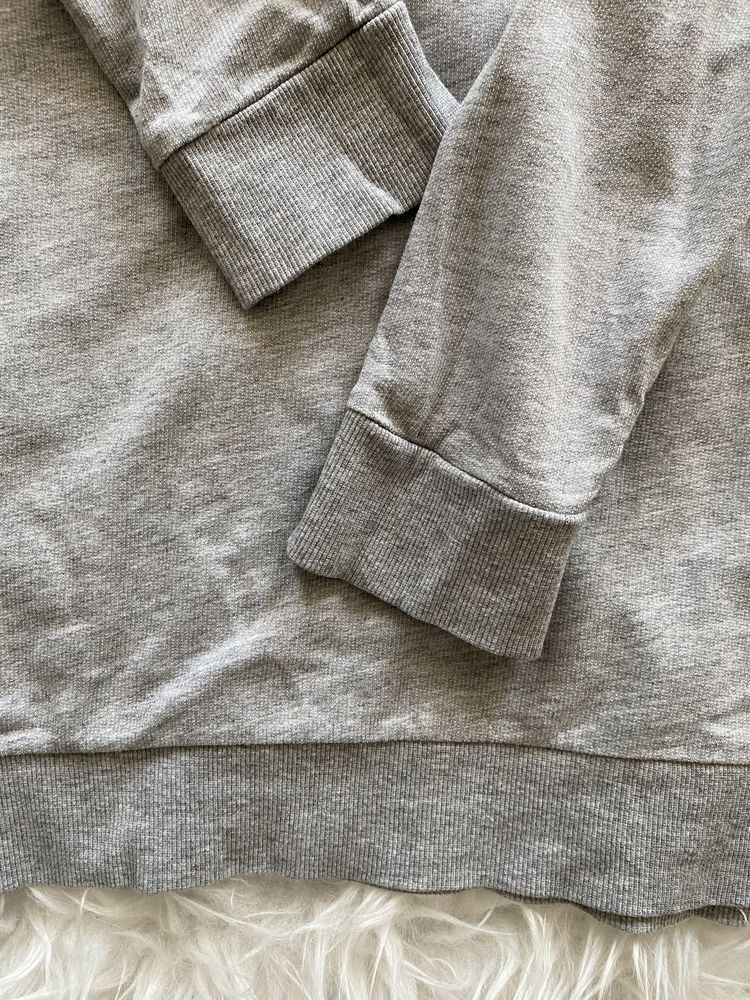 Lekka szara bluza H&M z napisem For Real