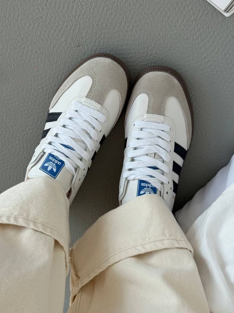 Кросівки Adidas Samba OG White&Black/адідас самба/адидас samba