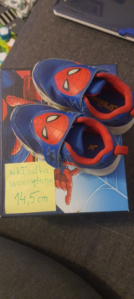 Sportowe buciki 24 Spider-Man 12,5 wkl.wew