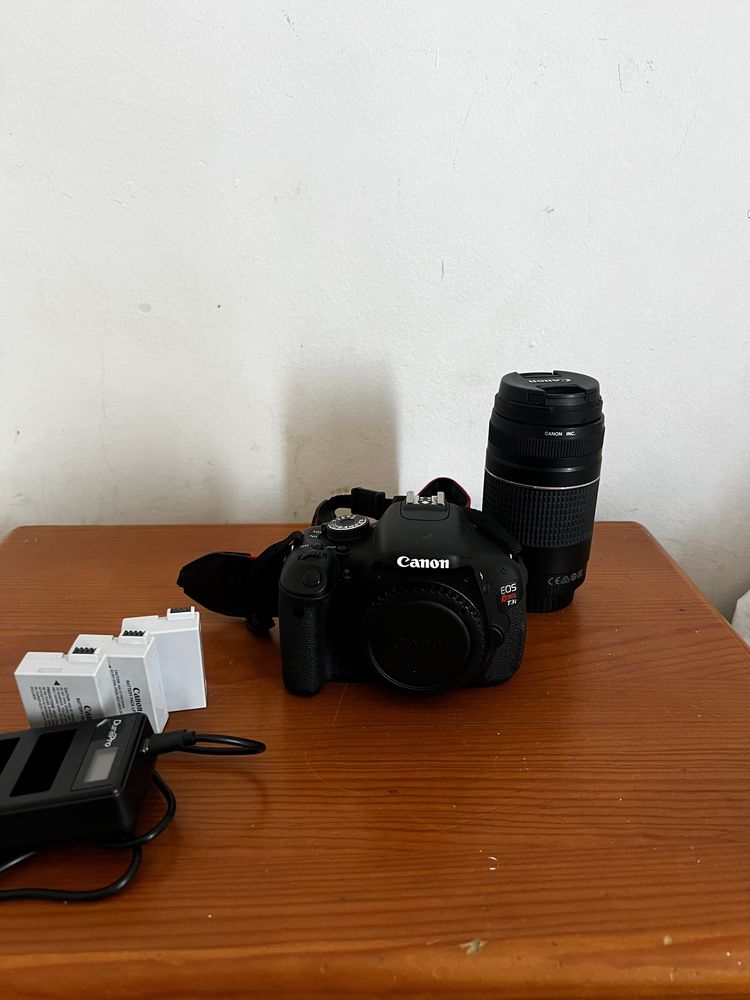 Canon t3i + lente Objetiva CANON