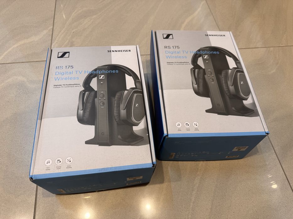 Słuchawki bezprzewodowe Sennheiser RS 175 HDR jak nowe idealne do TV