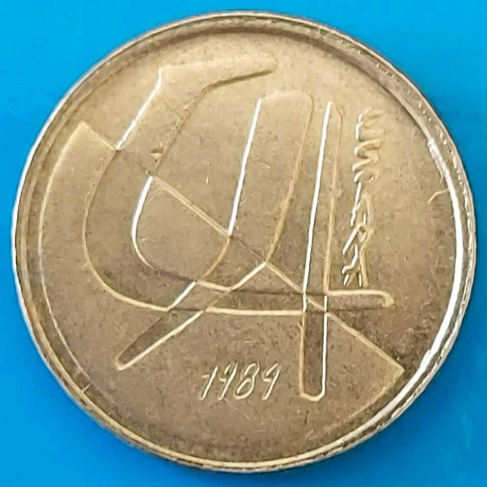 5 Pesetas de 1989, Espanha, Juan Carlos I