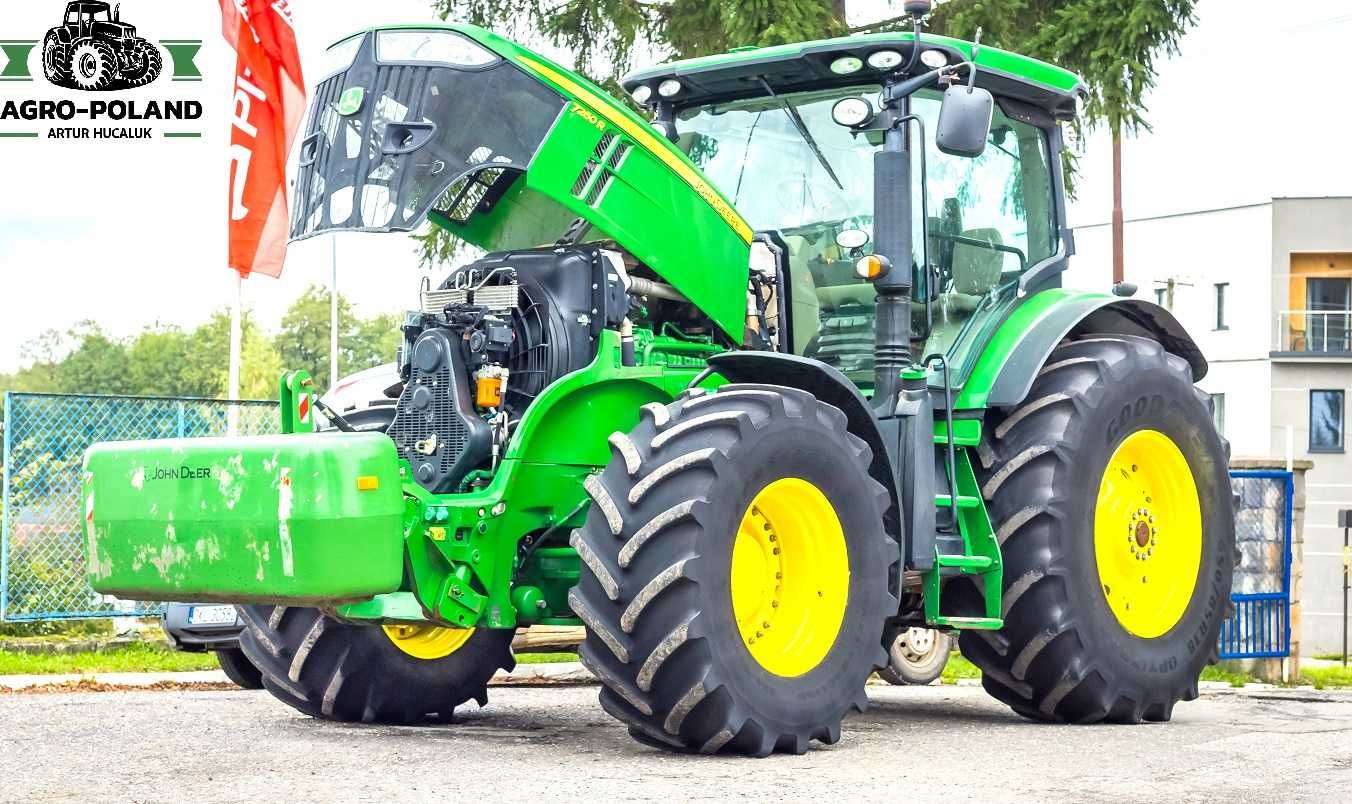 Трактор JOHN DEERE 7260 R - 8.515 м/г - ВВП - ТНП - 2013