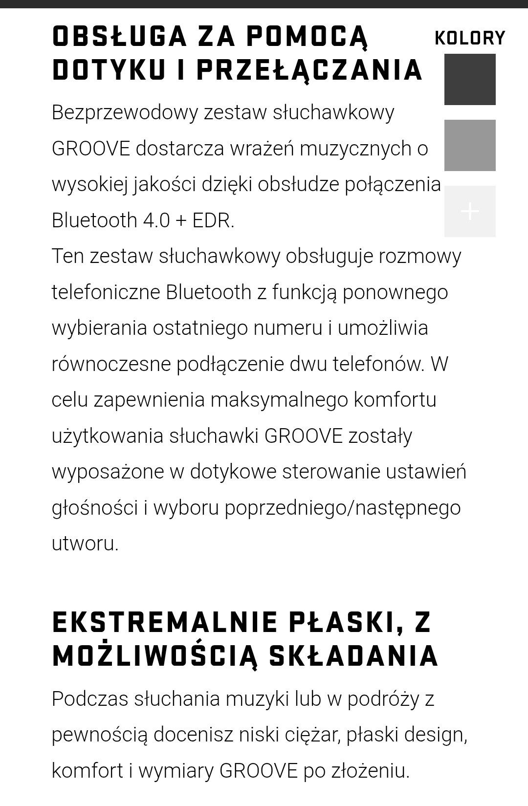 Sluchawki nauszne Yenkee YHP 15BTWE
Bezprzewodowy zestaw słuchawkowy