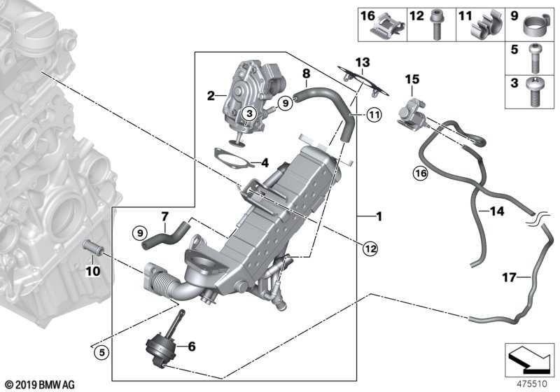 Zawór AGR AGR  BMW Seria: 2' 3' 4' 5' 6' 7' X1 X2 X3 X4 nr. mag 1/490