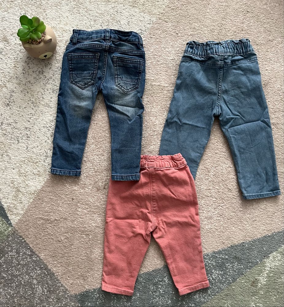 Джинси sinsay 80, LC Waikiki 9-12m, lupily 12-18