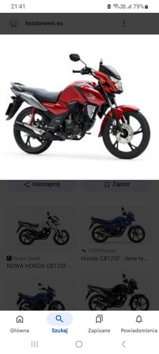 Honda cbf 125 rama z dokumentami 21r