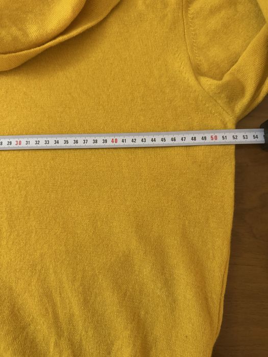 Sweterek damski z dużym golfem wełna