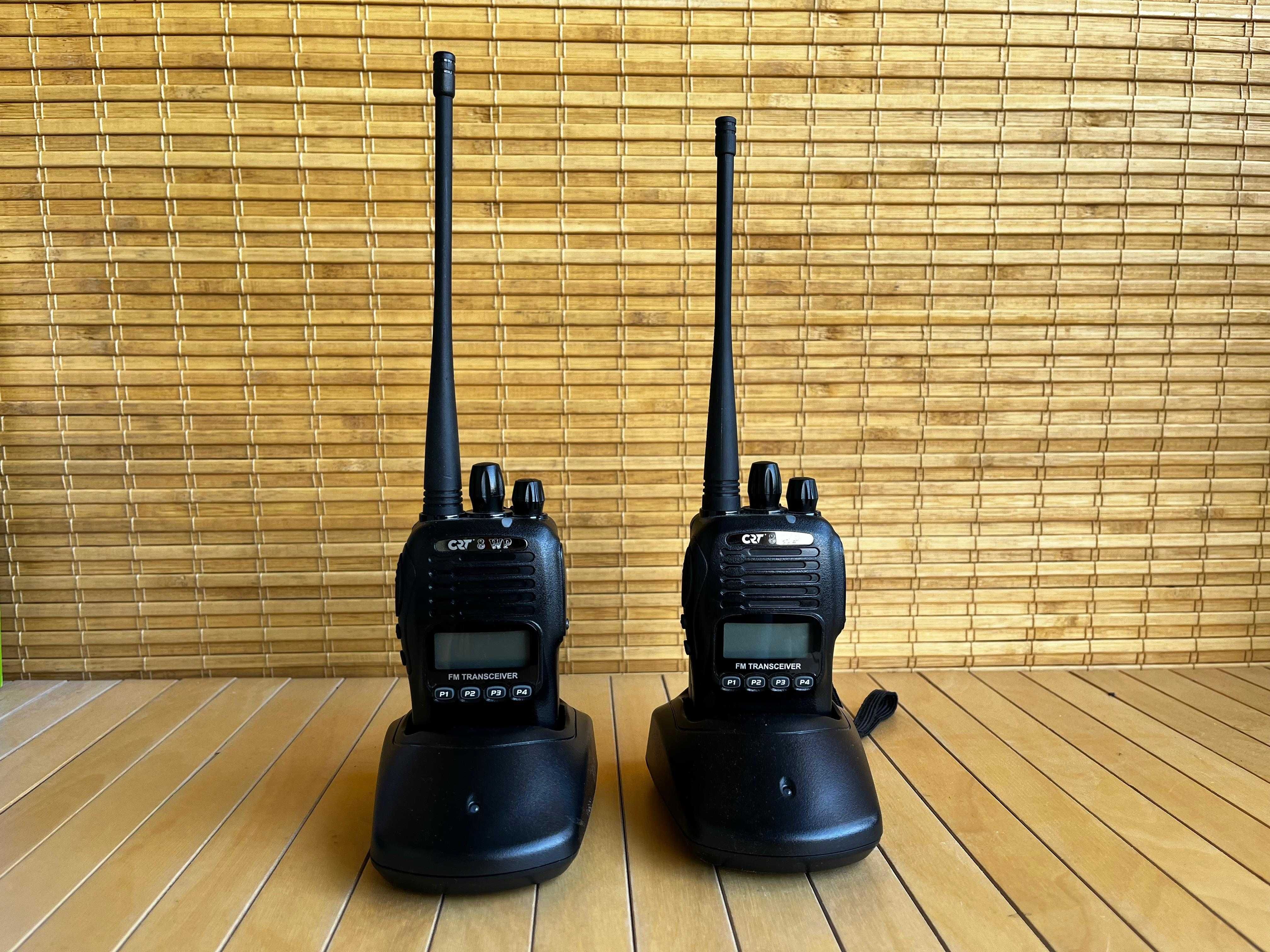 Przenośne radio PMR CRT 8WP PMR UHF, wodoodporne IP67 (2 szt.)