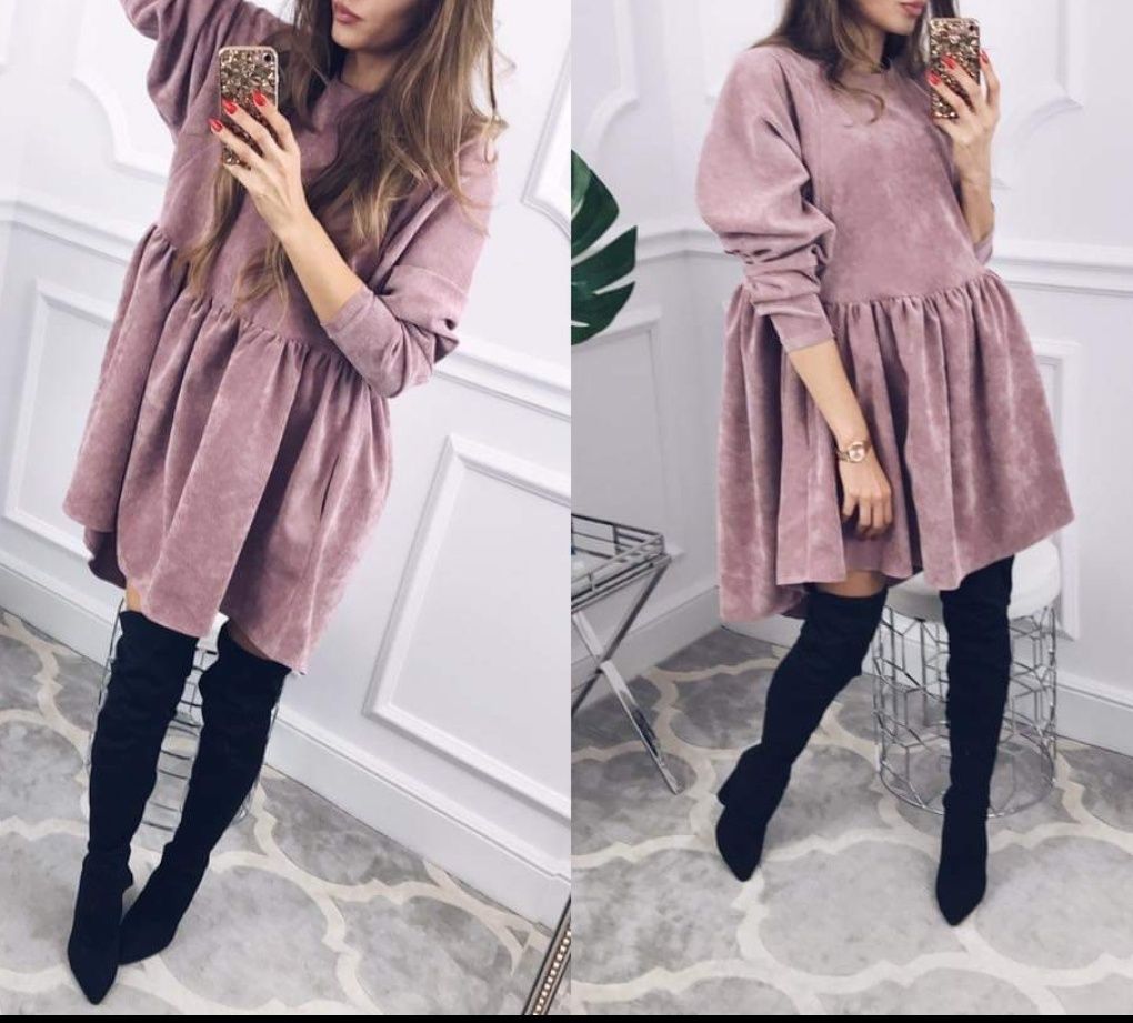Sukienka wrzosowa Elen Store