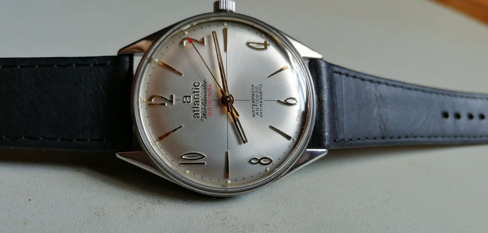 ATLANTIC worldmaster STALOWY zegarek 2