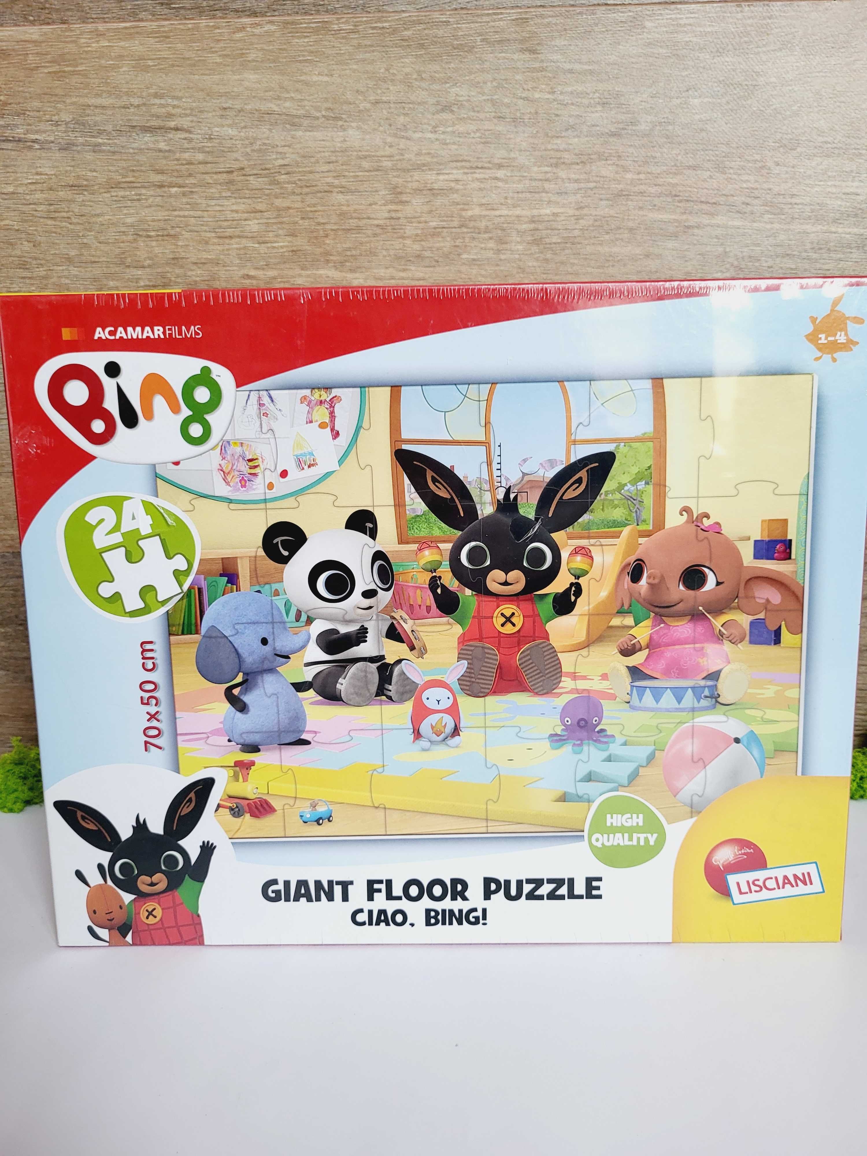 Duże puzzle podłogowe Ciao BING Giant Floor Puzzle Lisciani