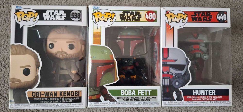 Vários Funko POP - Star Wars e Cyberpunk 2077