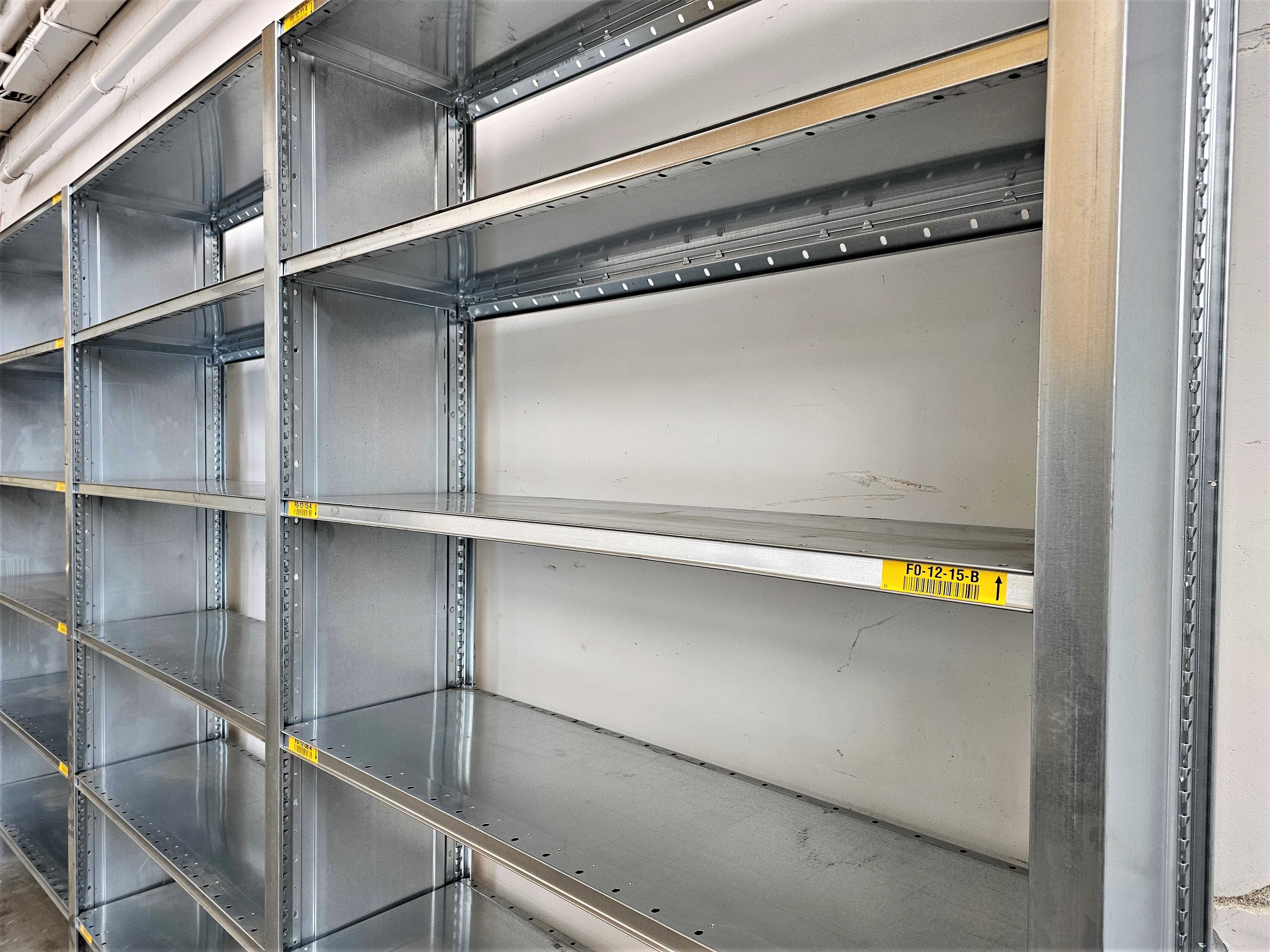 Regał Magazynowy 40x230x393/18p Metalowy Półkowy Ocynk Garaż Warsztat
