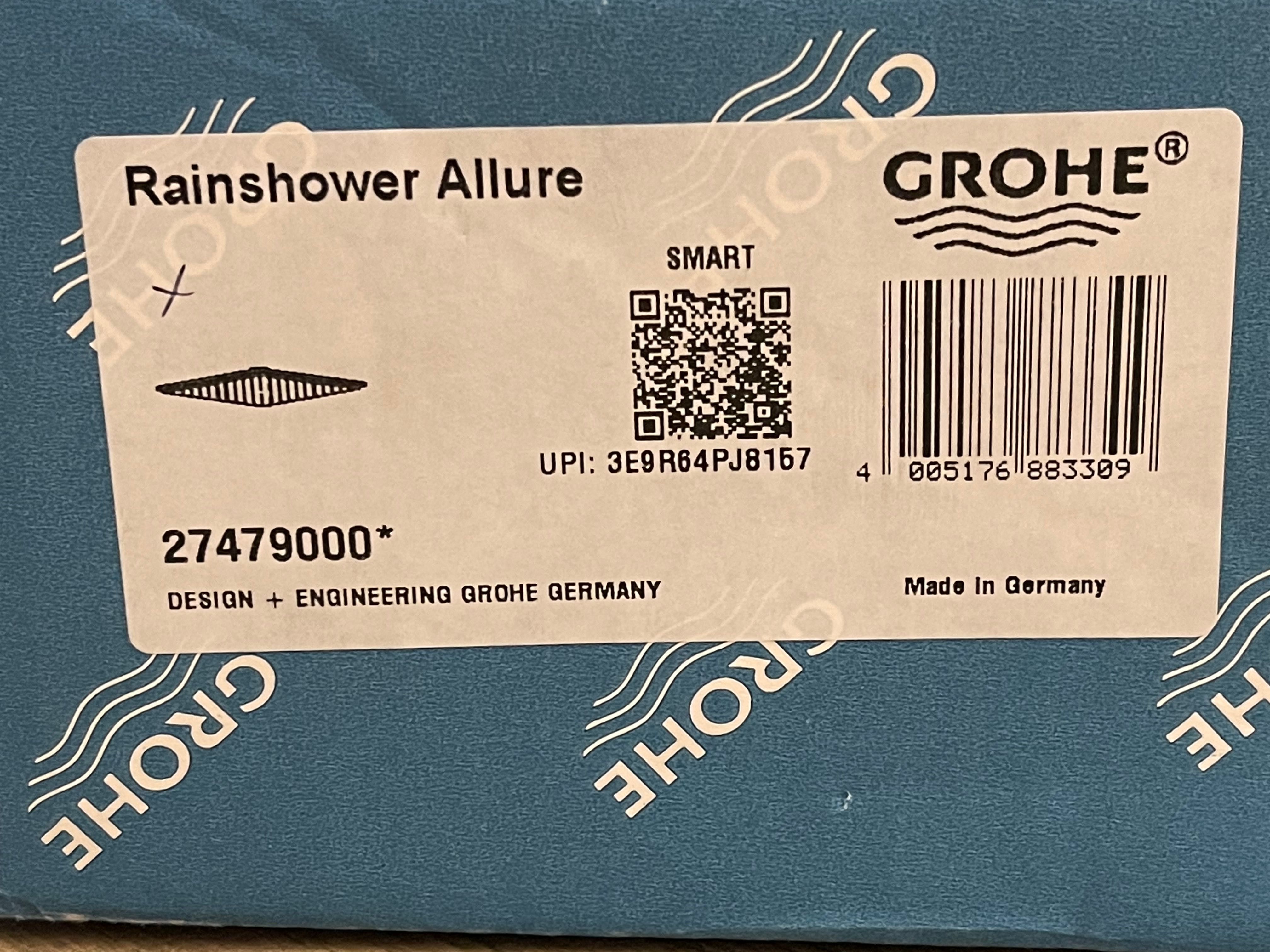 Grohe Rainshower Allure 230 Верхній душ із 1 режимом струменю