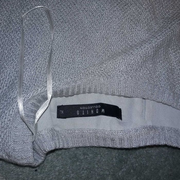 Bluzka r. XL, 42 Mohito ze srebrną nitką