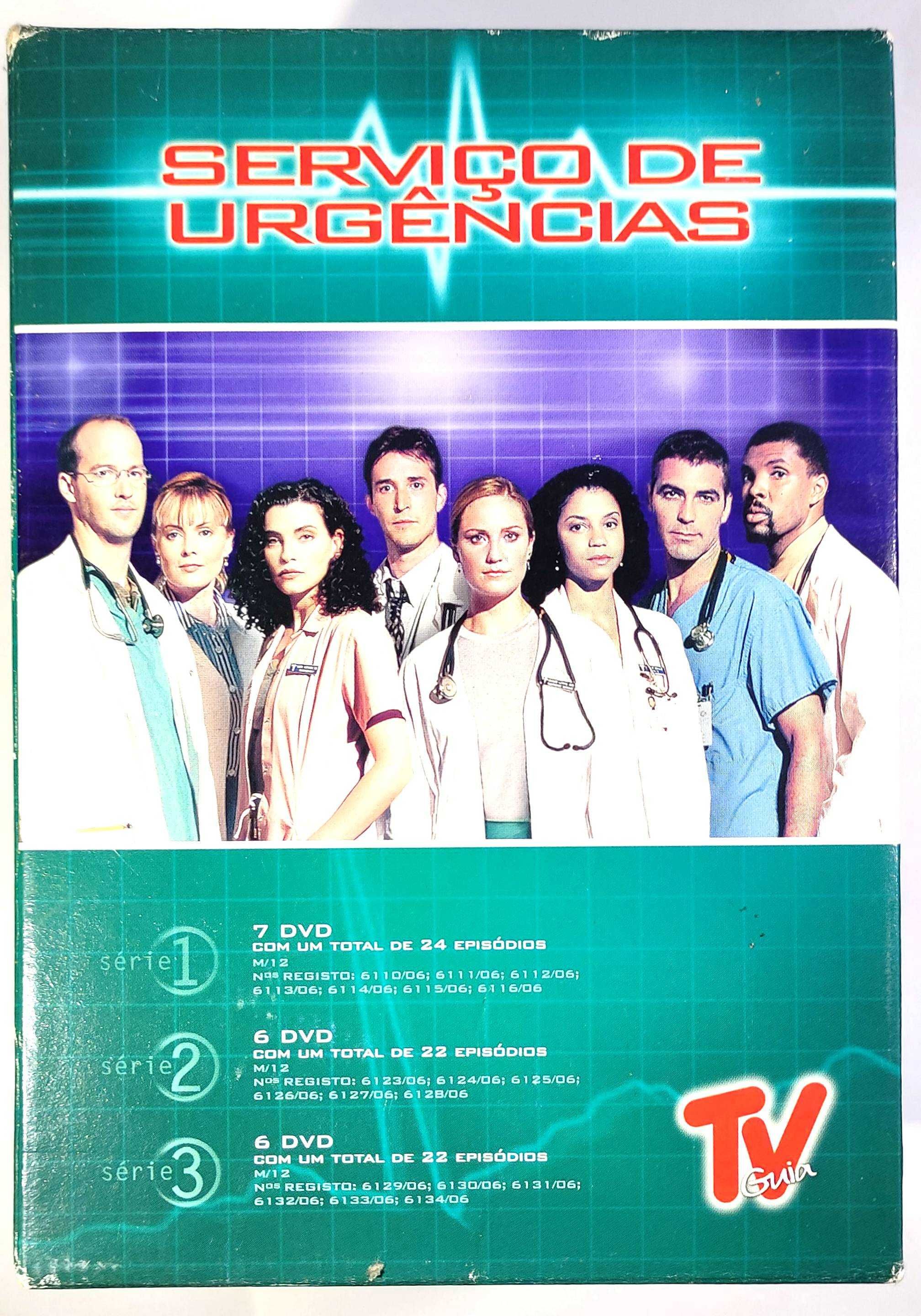 DVD's Serie TV Serviço de Urgência Serie 1 (1 a 24), Serie 2 (1 a 8)