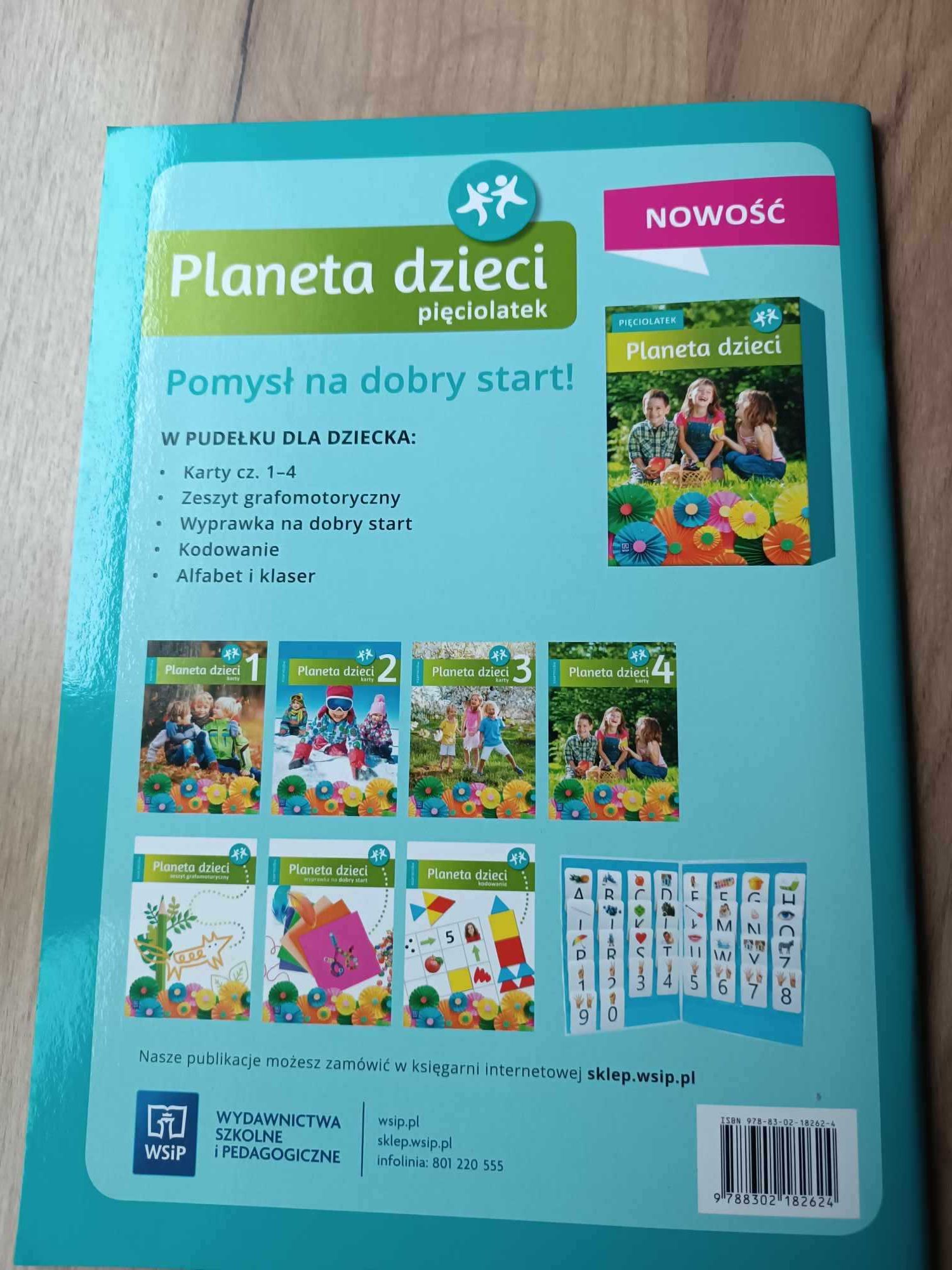 "Planeta dzieci" - książeczka edukacyjna dla 5 latka cz. 1 - "WSiP"