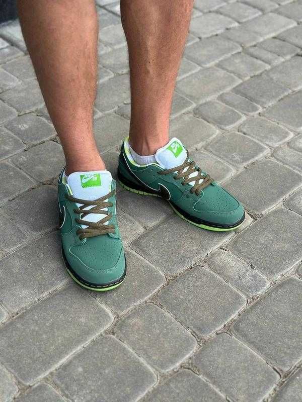 Кросівки весняні унсекс. Nike SB Dunk Low Concepts Green Lobster