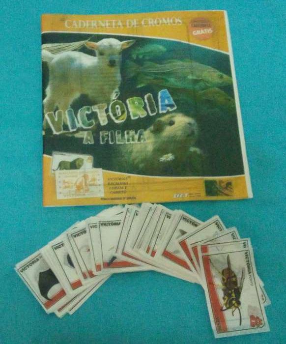 Caderneta animais Vitória A FILHA 2015 - COMPLETA NOVIDADE
