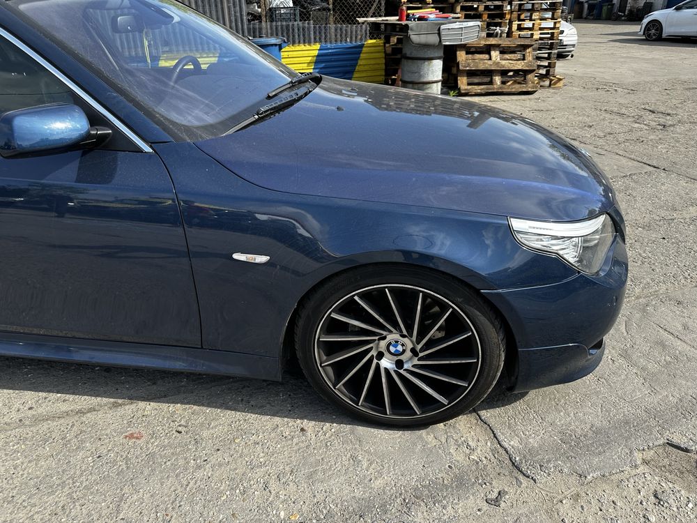 Błotnik BMW E60 Lift Mysticblau Metallic Prawy Mpakiet