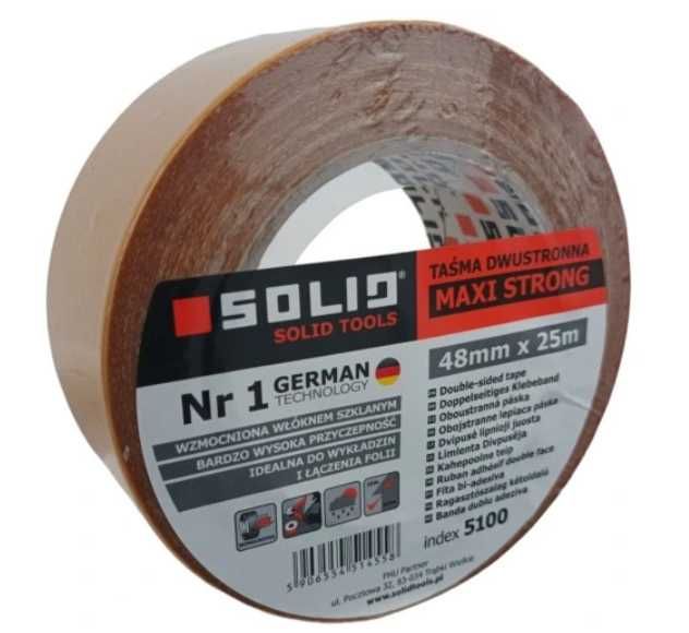 Taśma dwustronna SOLID MAXI STRONG 48mm x 25m